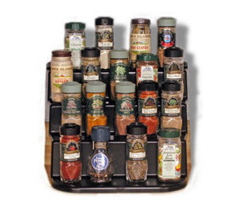 FunDisplay Straight Step Shelf for Vitamins, Medications & Spices