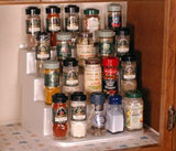 FunDisplay Straight Step Shelf for Vitamins, Medications & Spices